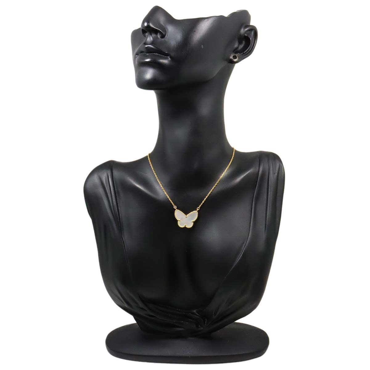 Lucky Alhambra Papillon MOP Necklace 18K YG 750