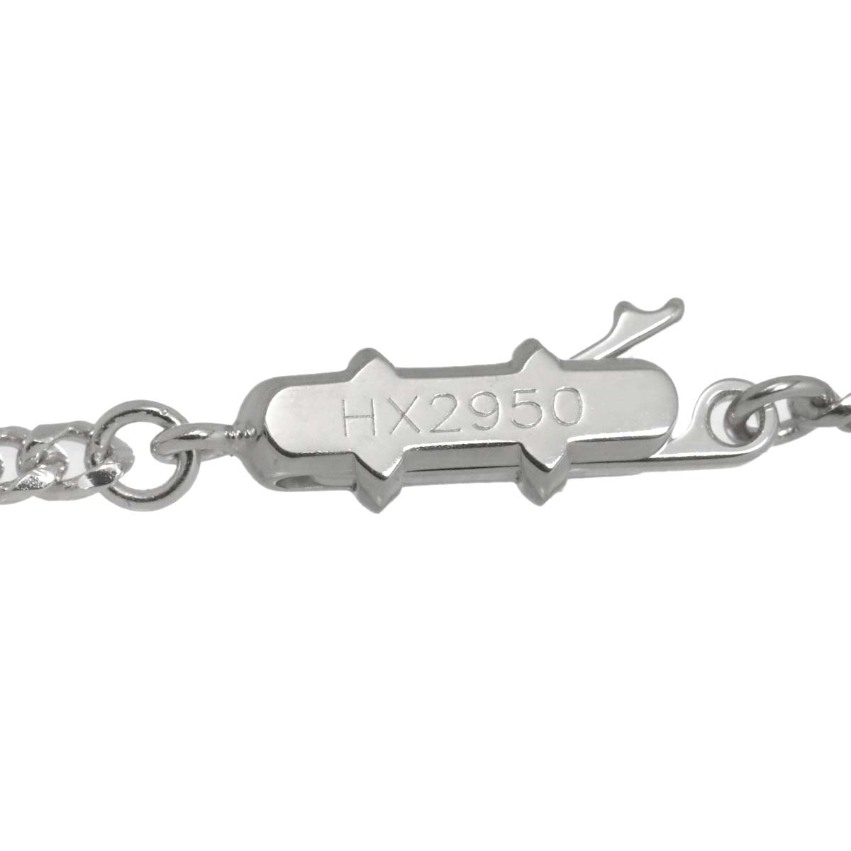 2C Diamond Heart Necklace 18K White Gold 750