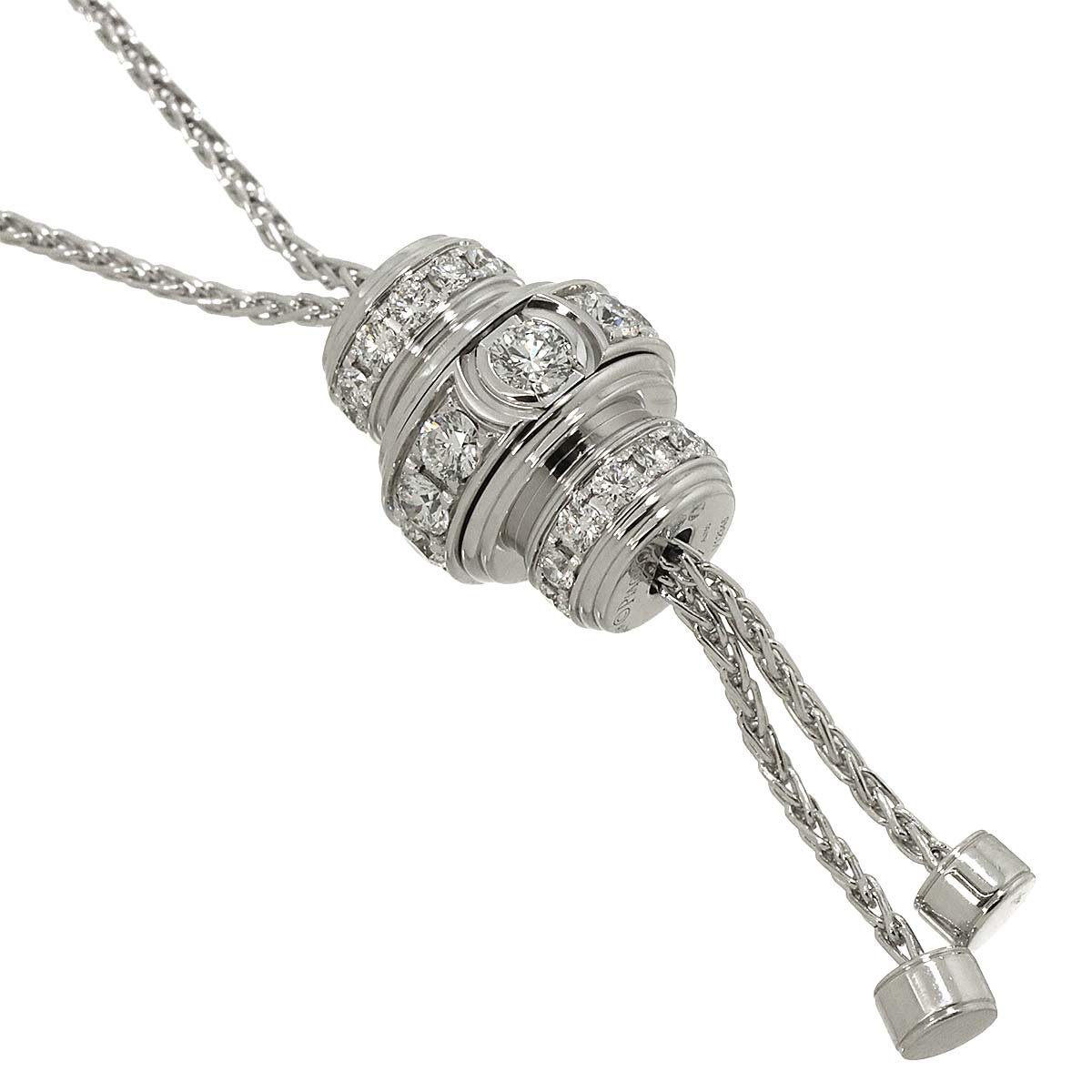 Possession Diamond Necklace 18K White Gold 750