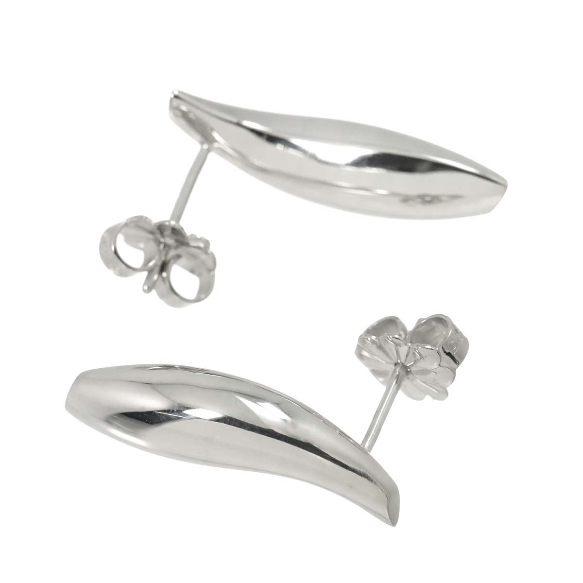 Frank Gehry Fish Earrings Pierced SV Silver 925
