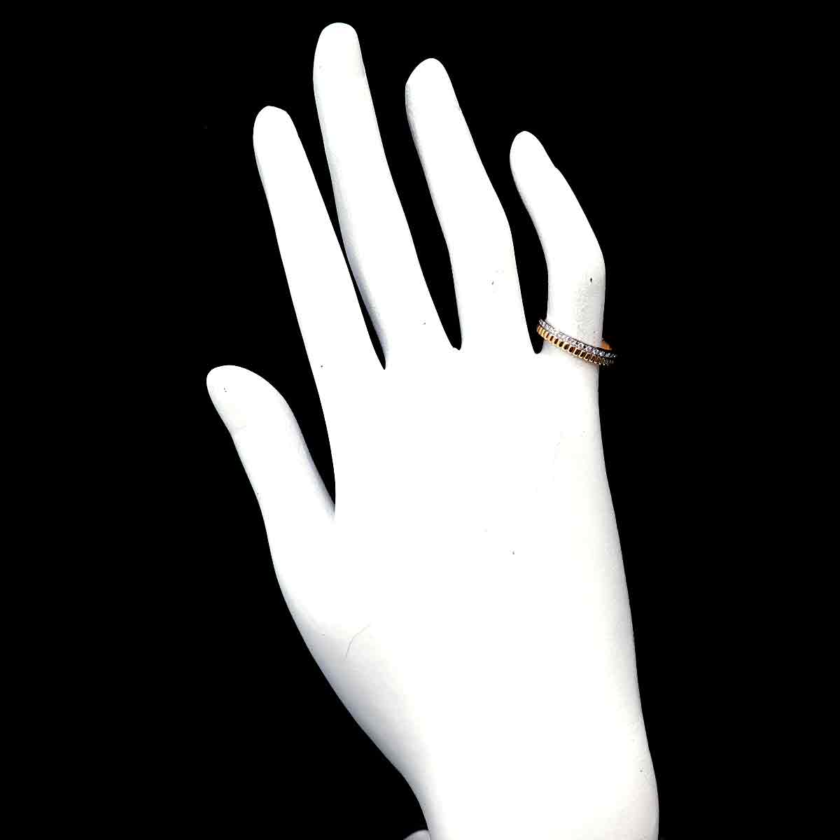 Quatre RADIANT Diamond Ring 18K YG WG 750 Size49 4.75-5(US)