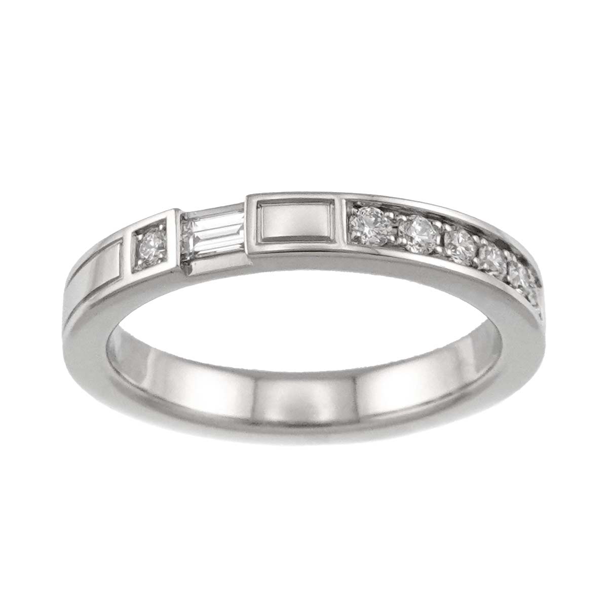 Traffic Diamond Ring Pt Platinum size5.25(US)