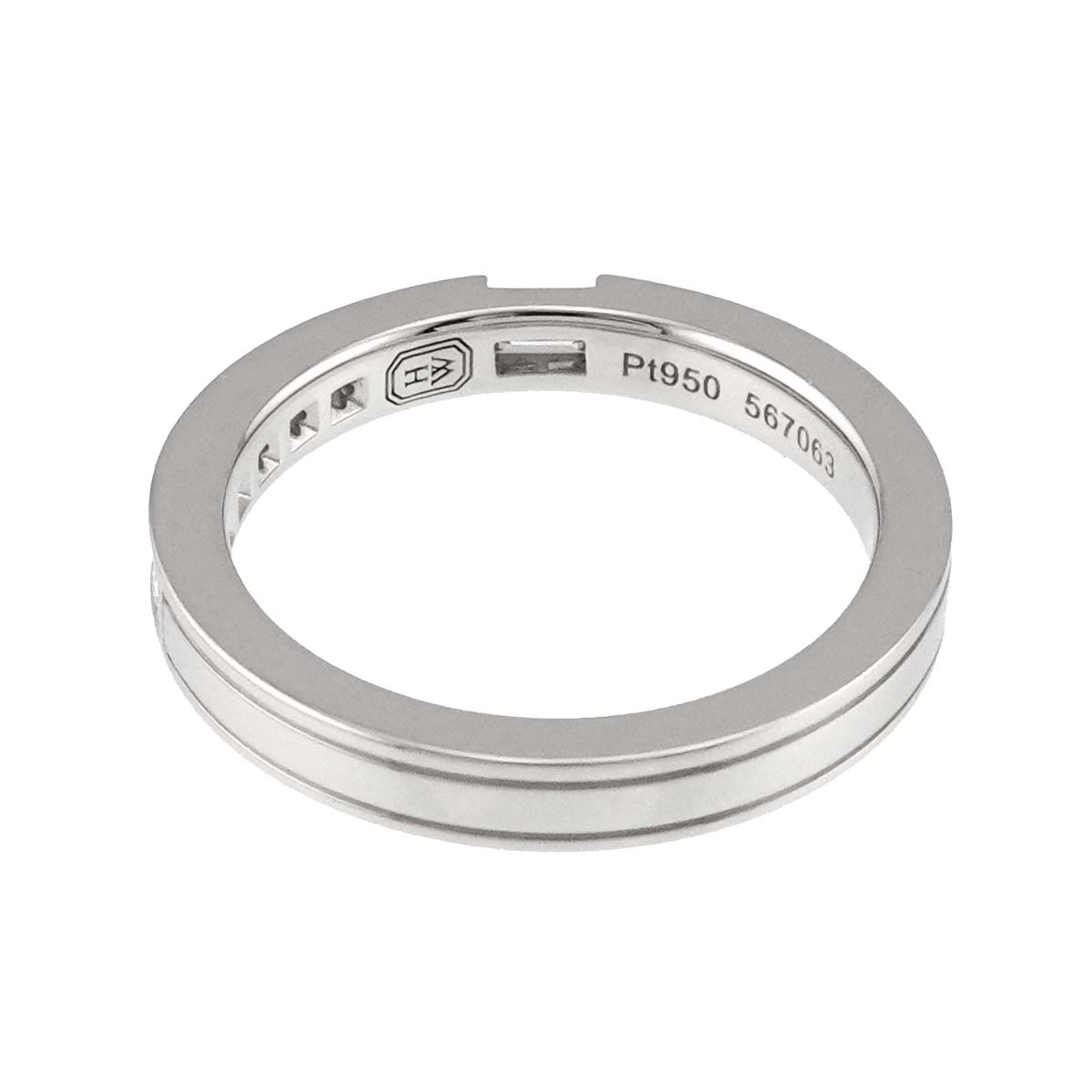 Traffic Diamond Ring Pt Platinum size5.25(US)