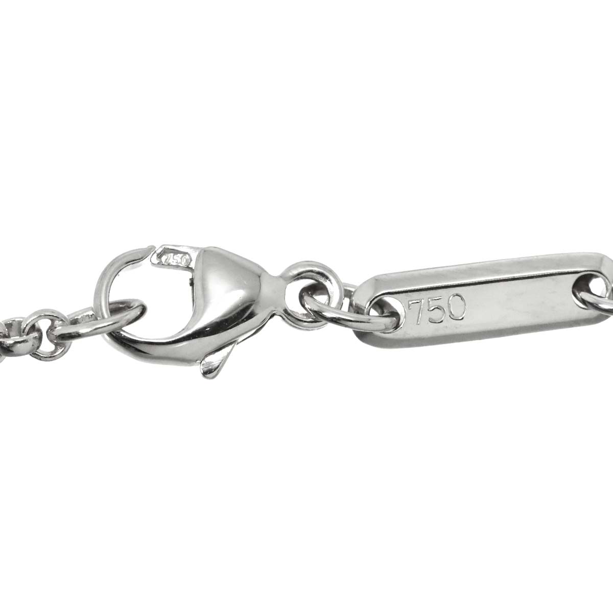 Happy Diamond Heart PinkDiamond Necklace 18K WG 750