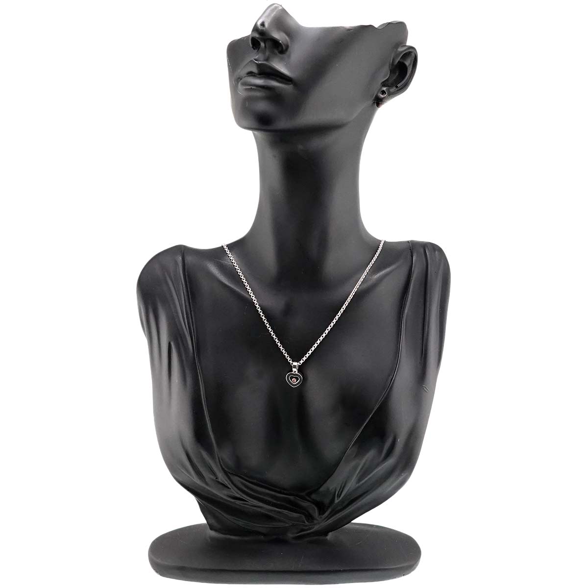 Happy Diamond Heart PinkDiamond Necklace 18K WG 750