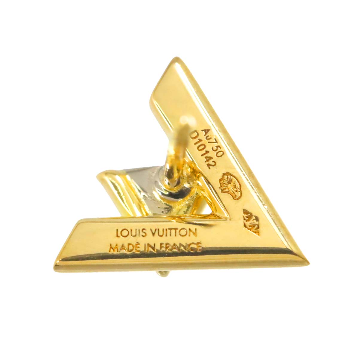 VOLTONE Diamond Earring Pierced 18K YG 750 One Piece only