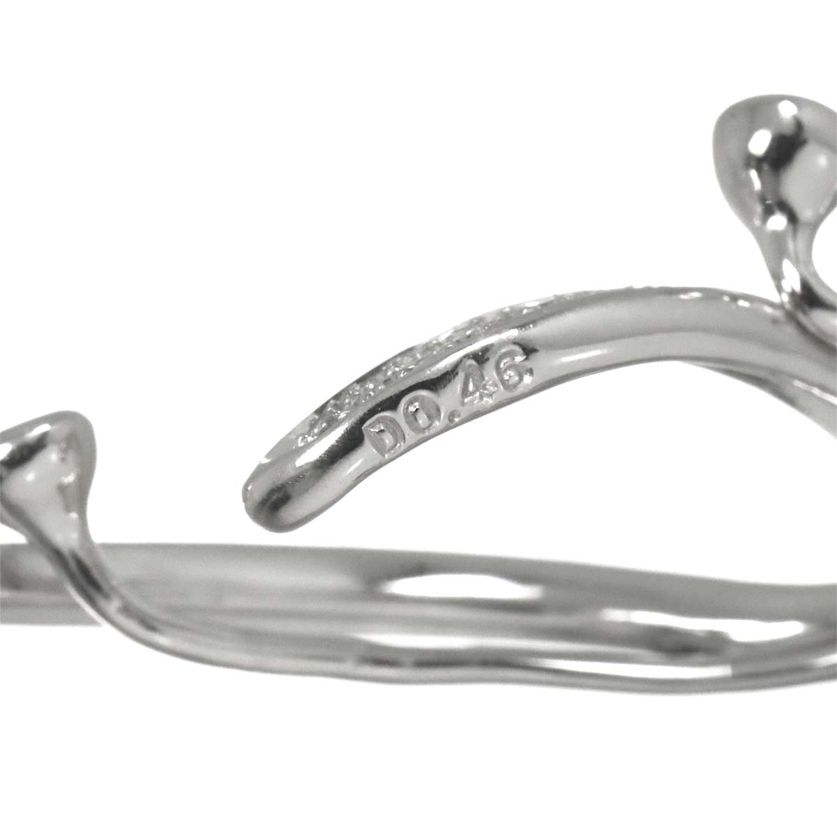 Diamond 0.46ct Earrings Clip on 18K 14K WG 750 585