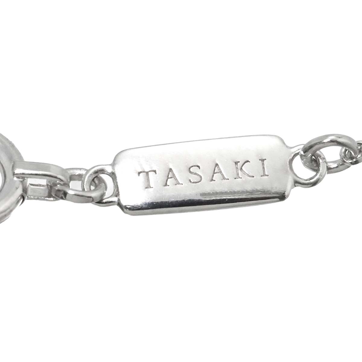 Baby Pearl Diamond 0.07ct Necklace 18K WG 750