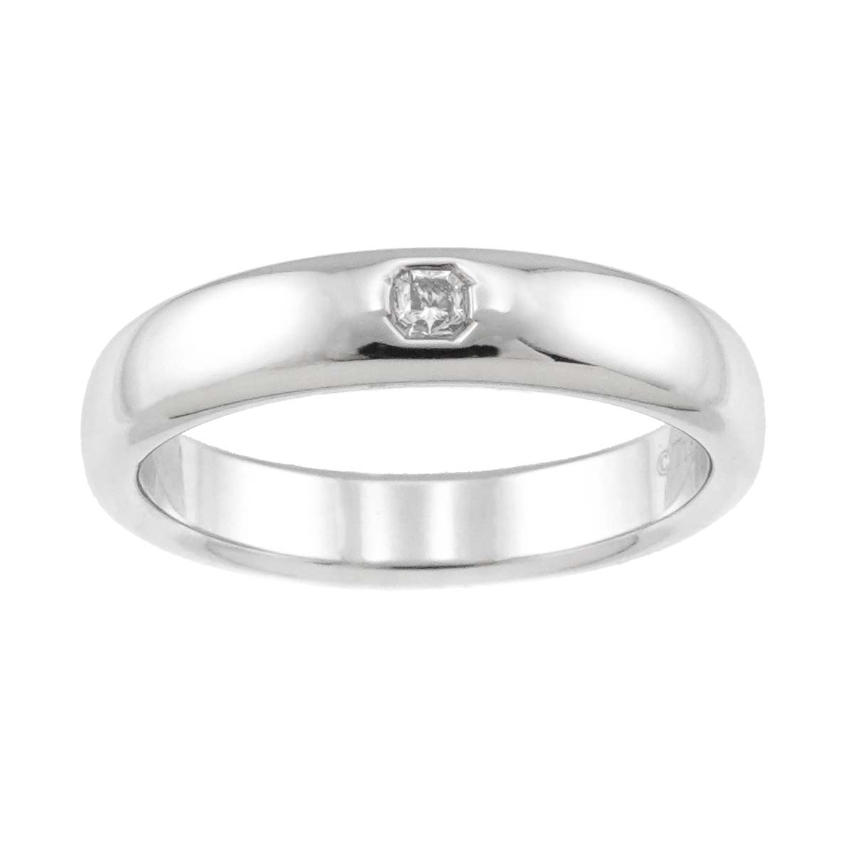Diamond Band Ring Pt Platinum size6-6.25(US)