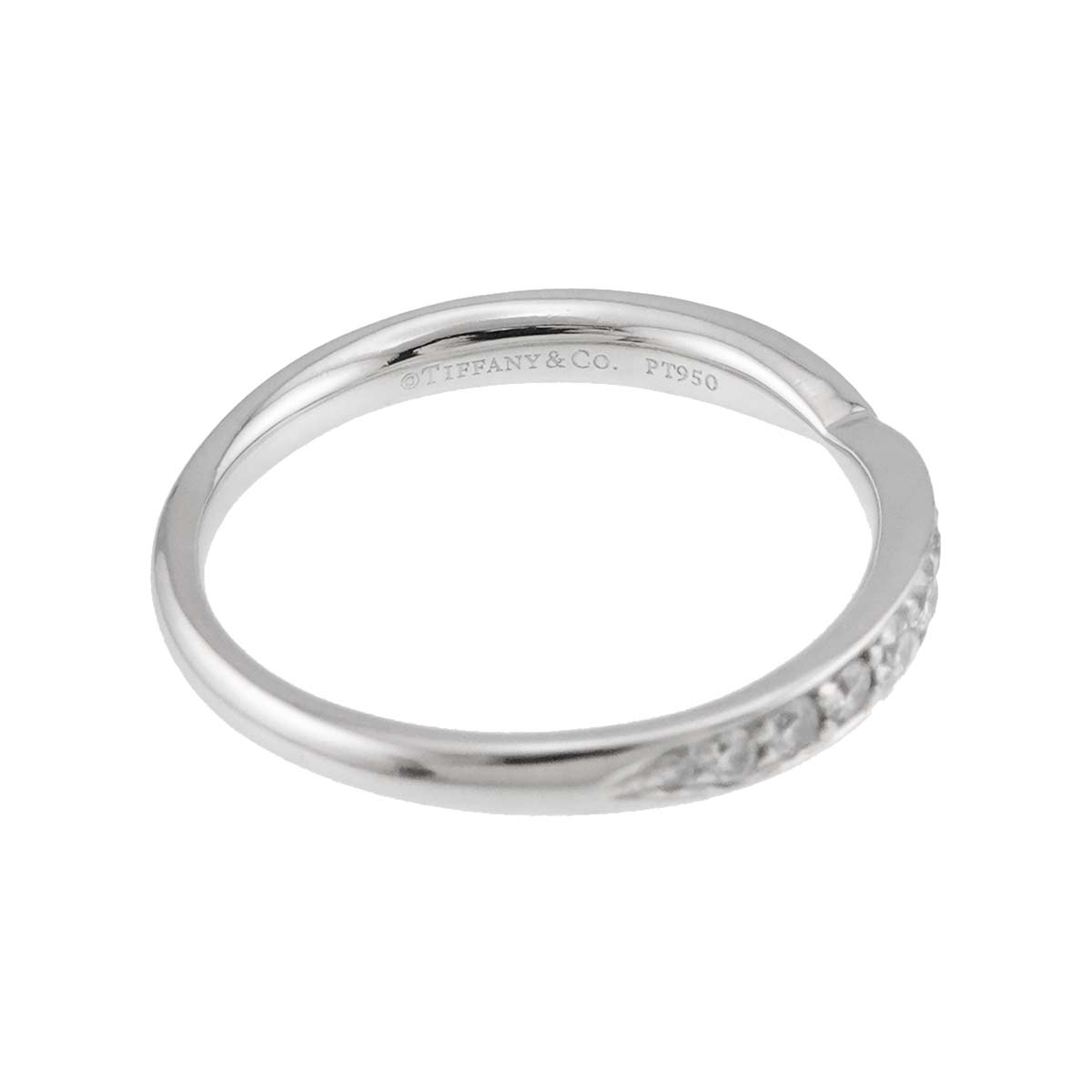 Harmony Band Ring Diamond Pt Platinum size4.75-5(US)