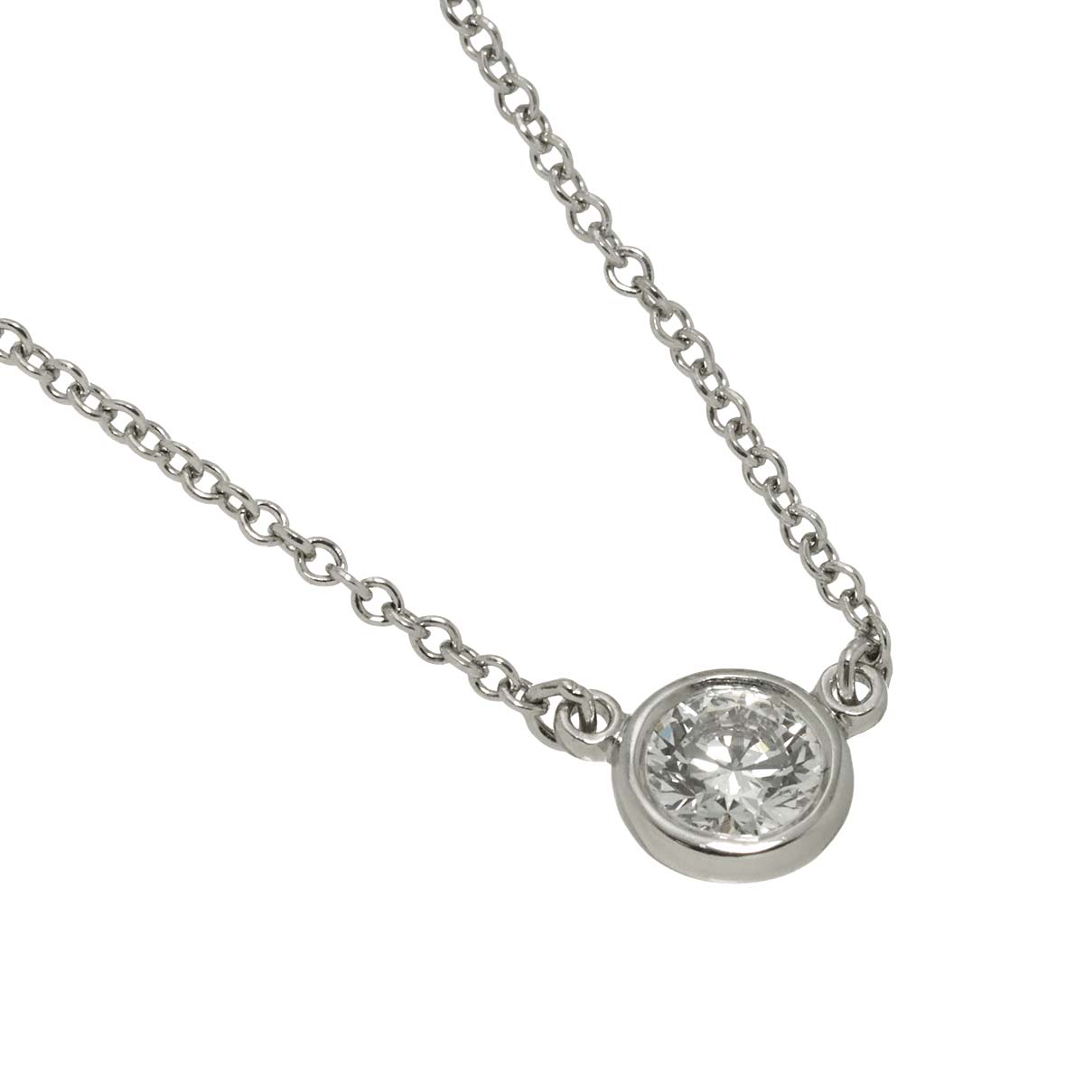 By The Yard Diamond 0.27ct F/VS1/3EX Necklace Platinum