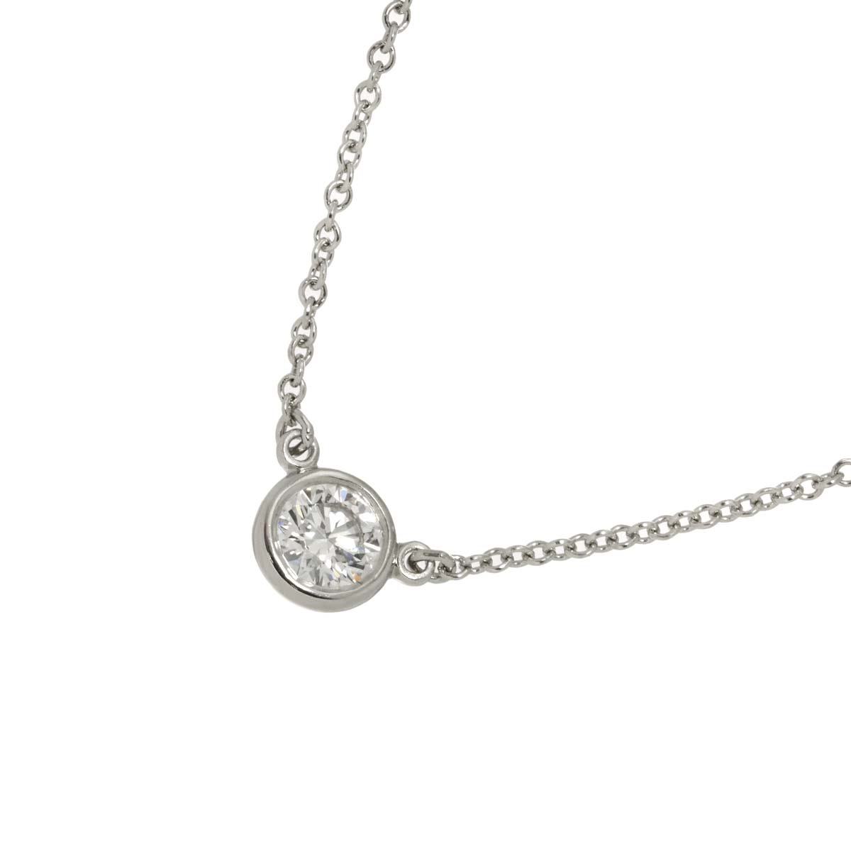 By The Yard Diamond 0.27ct F/VS1/3EX Necklace Platinum