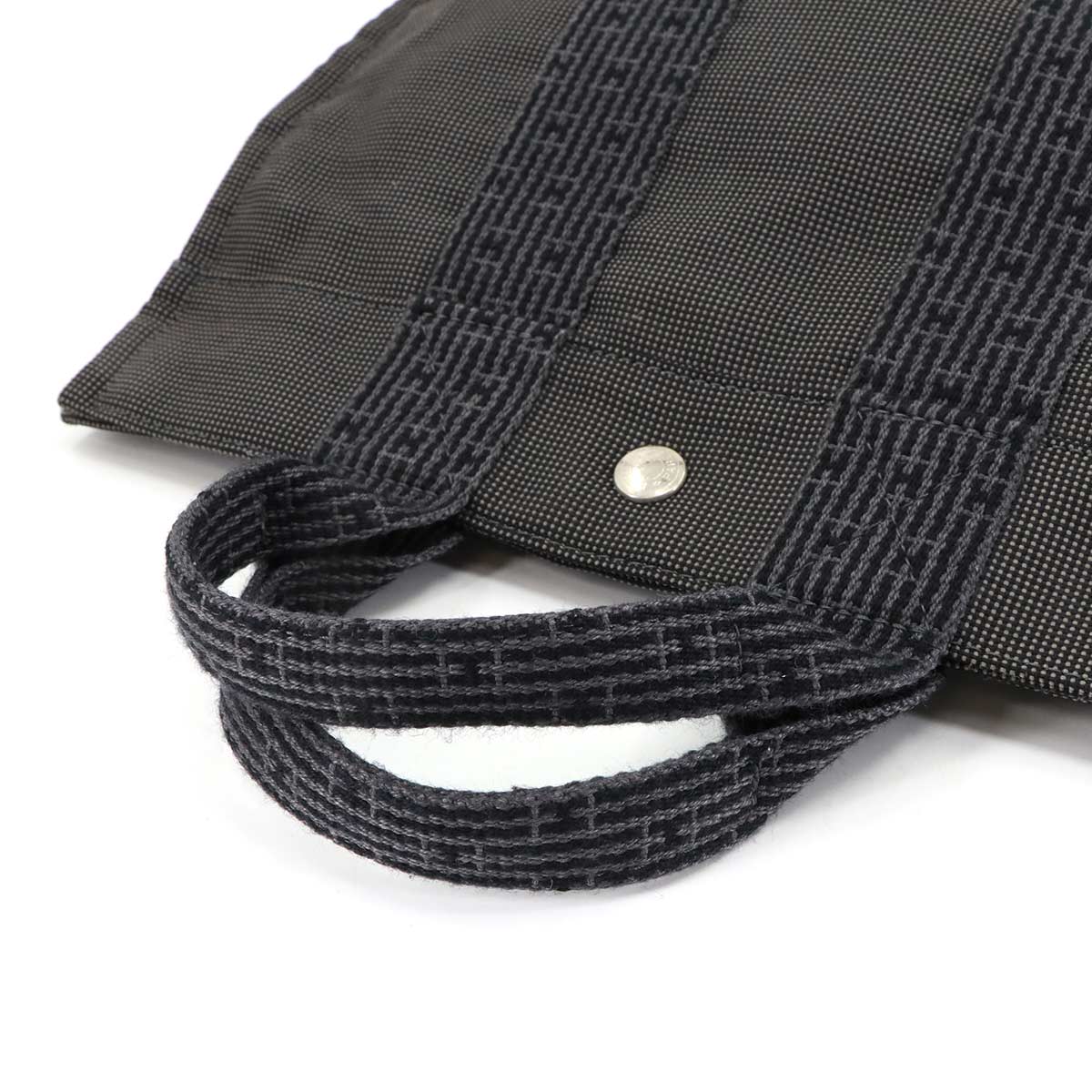 Herline Tote PM Bag Canvas Gray Unisex Purse