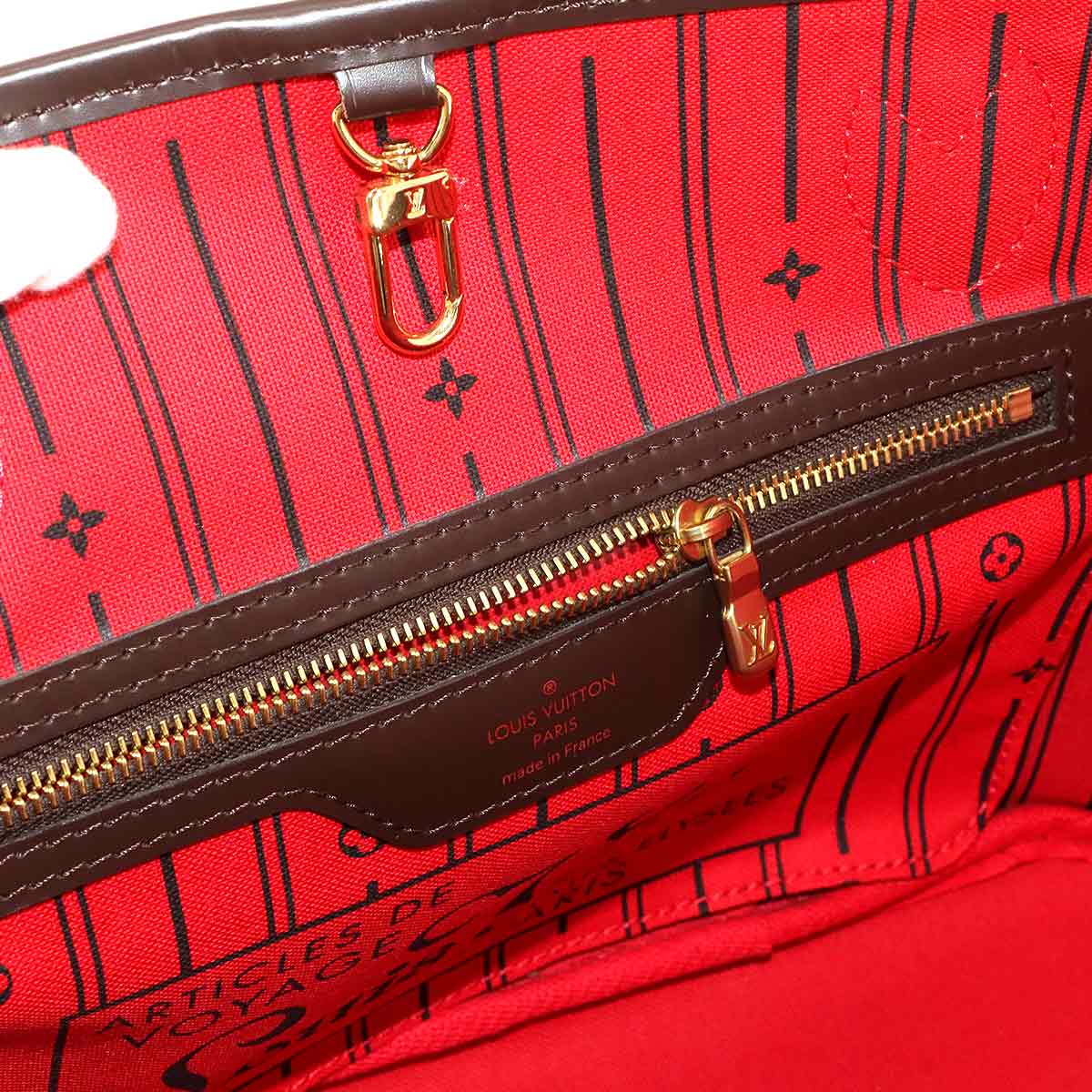 Damier Neverfull PM Tote Bag Ebene N51109 Purse