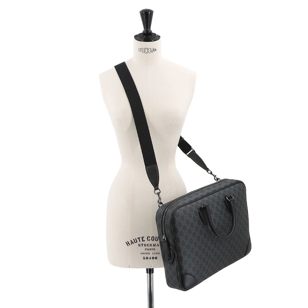 Briefcase 2way Business Shoulder Bag GG Supreme Canvas 821149