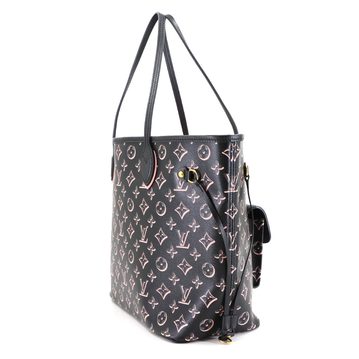 FALL FOR YOU Monogram Neverfull MM Black M46137 Purse