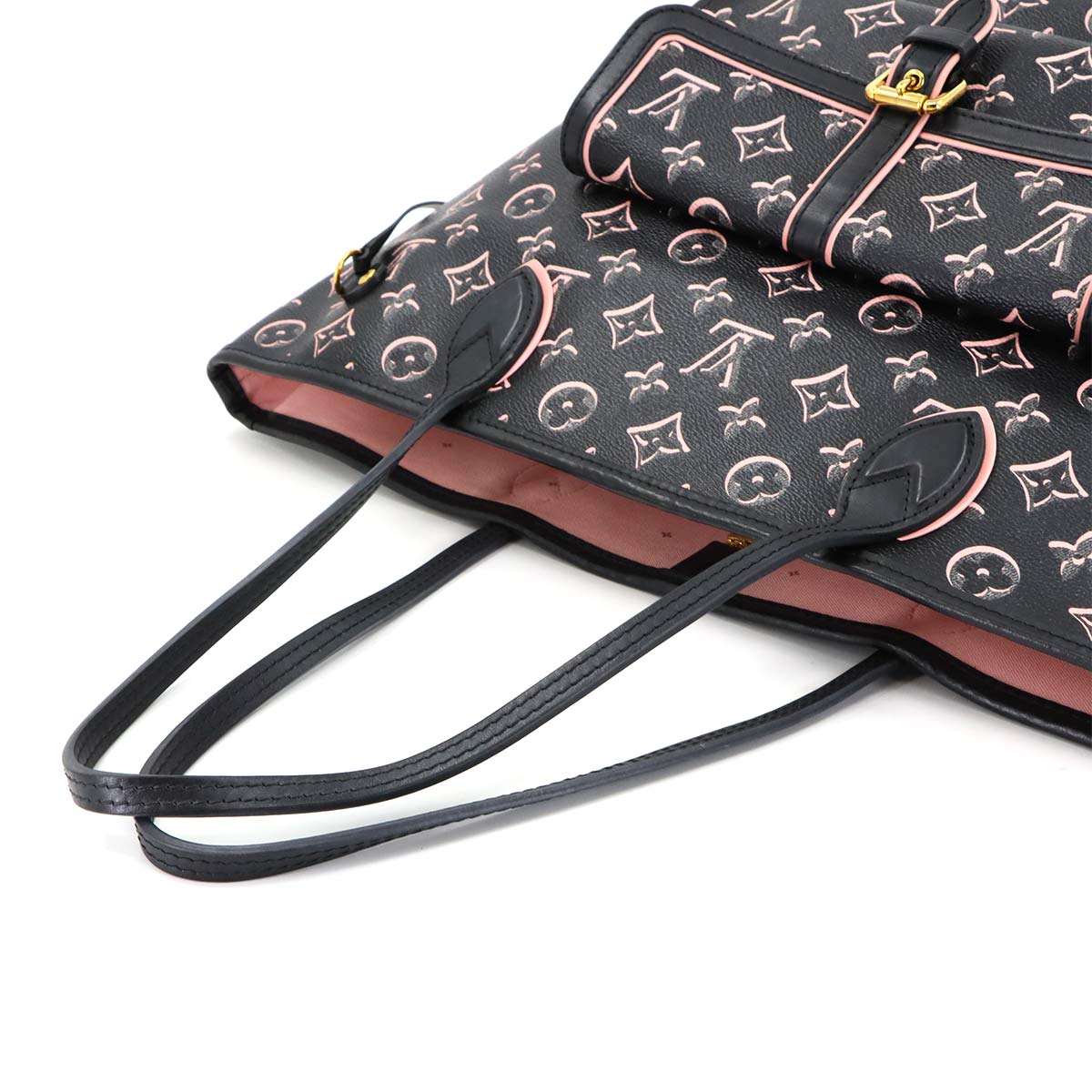 FALL FOR YOU Monogram Neverfull MM Black M46137 Purse