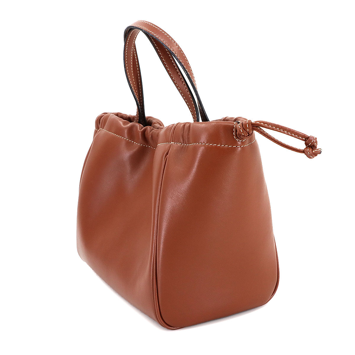 Small Cabas Drawstring CUIR Triomphe Hand Shoulder Bag 111013DU3