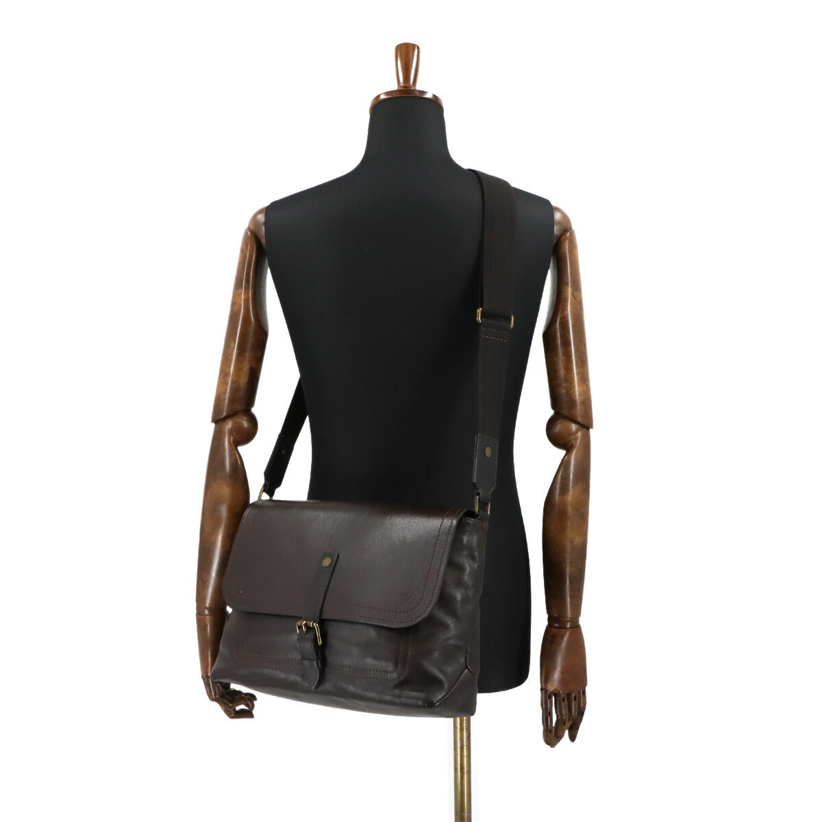 Utah Omaha Shoulder Bag Leather Caffe M92994 Purse