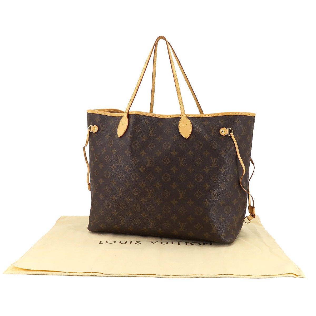 Monogram Neverfull GM Tote Bag Brown M40157 Purse