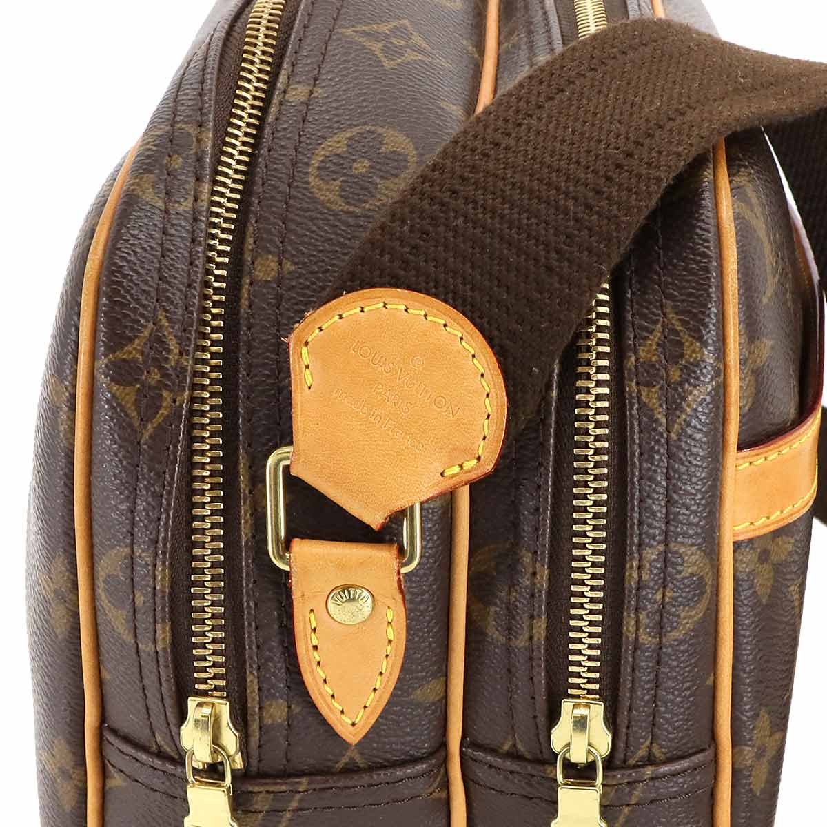 Monogram Reporter PM Shoulder Bag Brown M45254 Purse