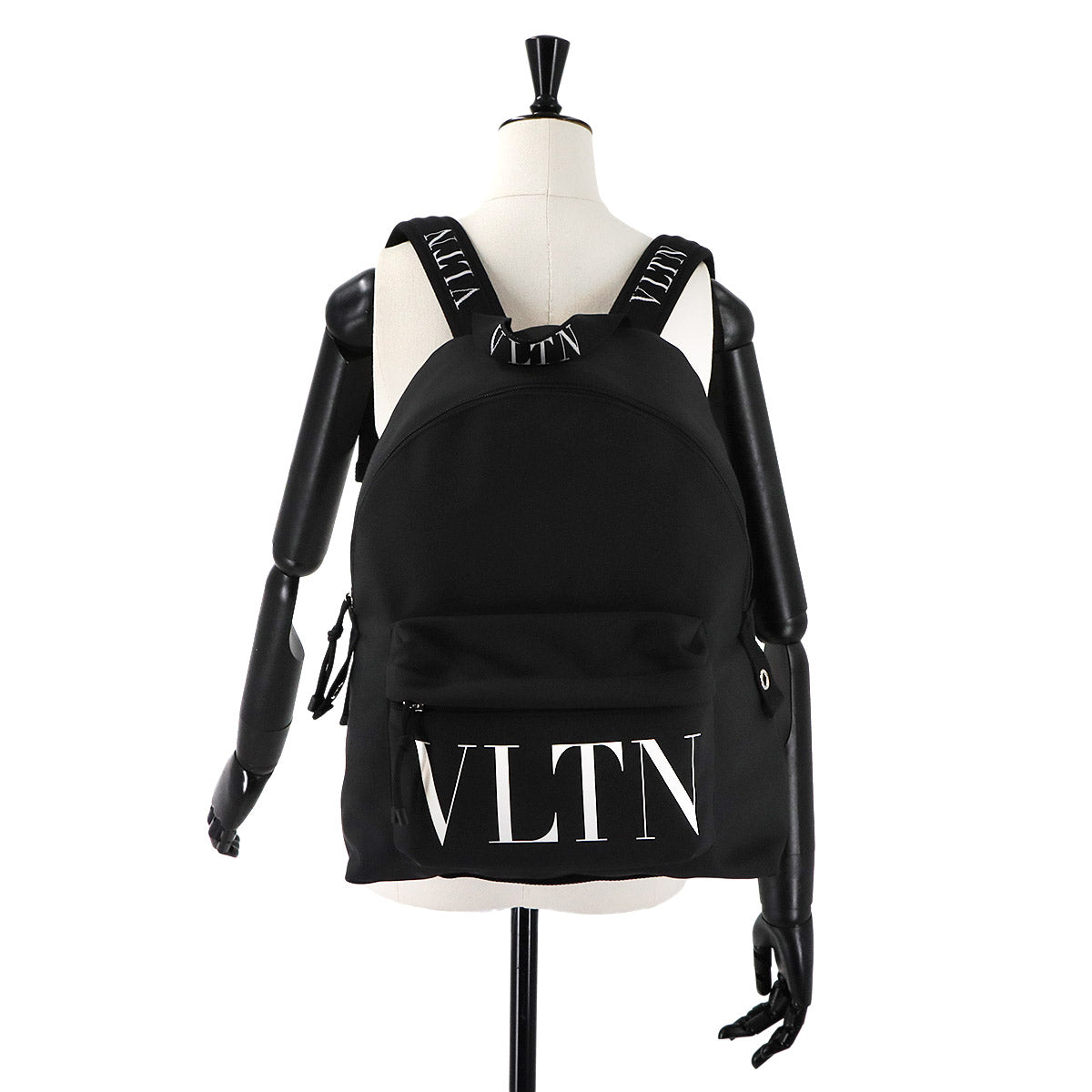 VLTN Backpack Nylon Black Purse