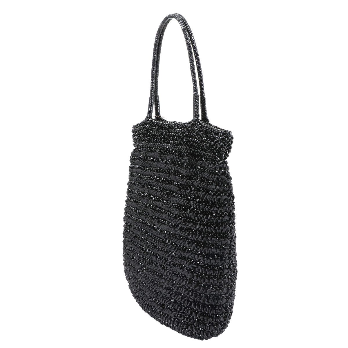 Wire Tote Bag PVC Black