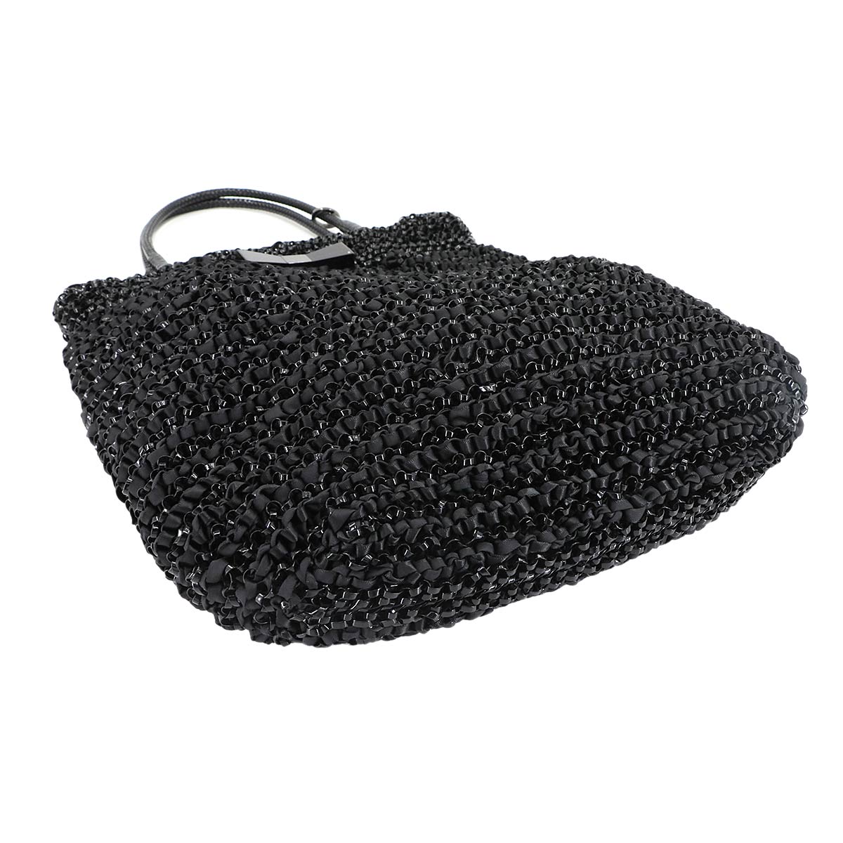 Wire Tote Bag PVC Black