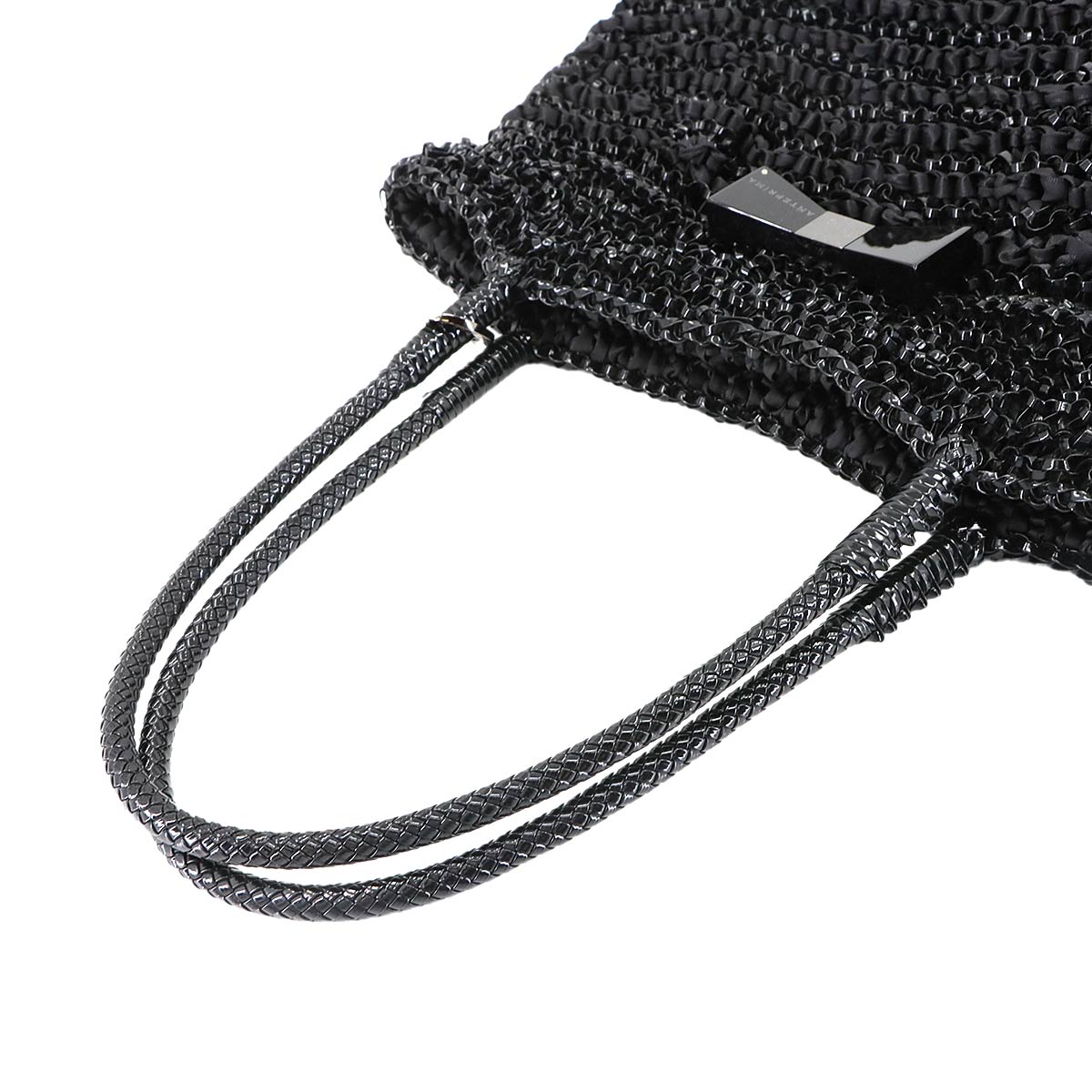 Wire Tote Bag PVC Black