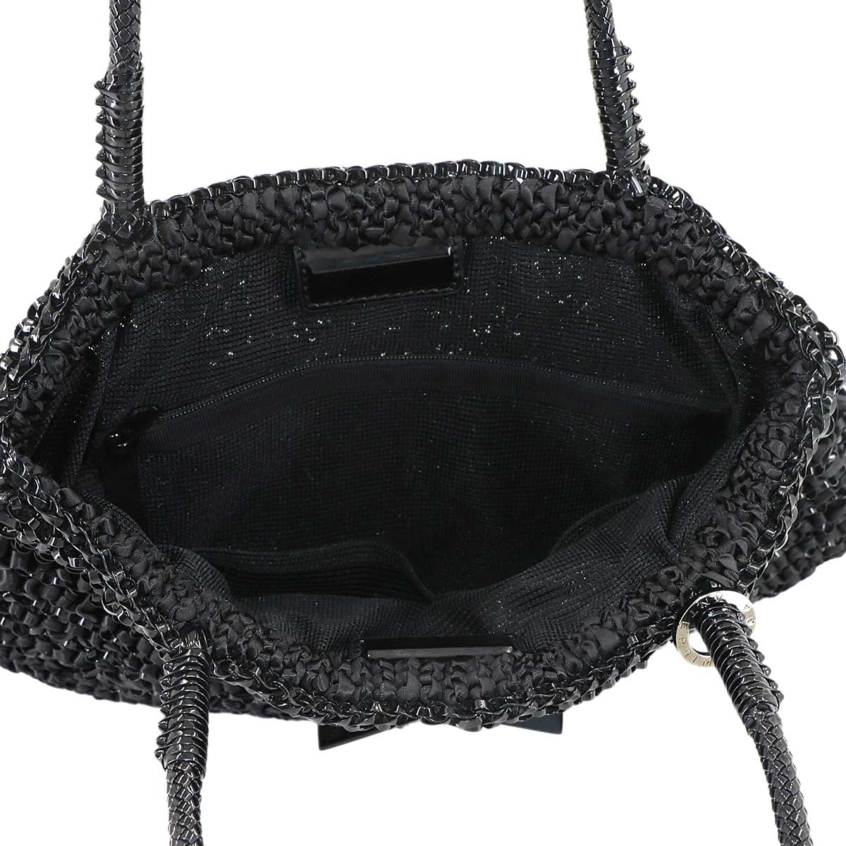 Wire Tote Bag PVC Black