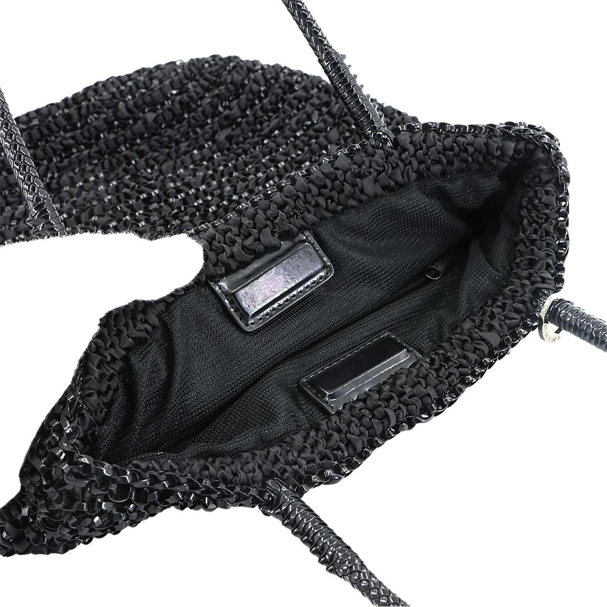 Wire Tote Bag PVC Black