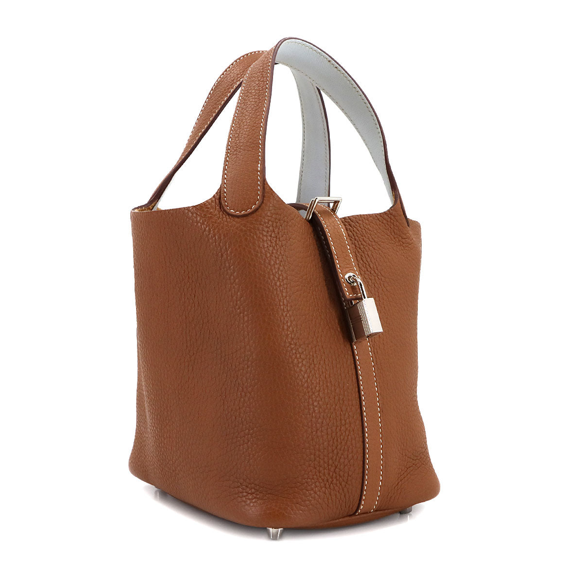 Picotin Lock PM Eclat Hand Bag Taurillon Clemence Swift Gold