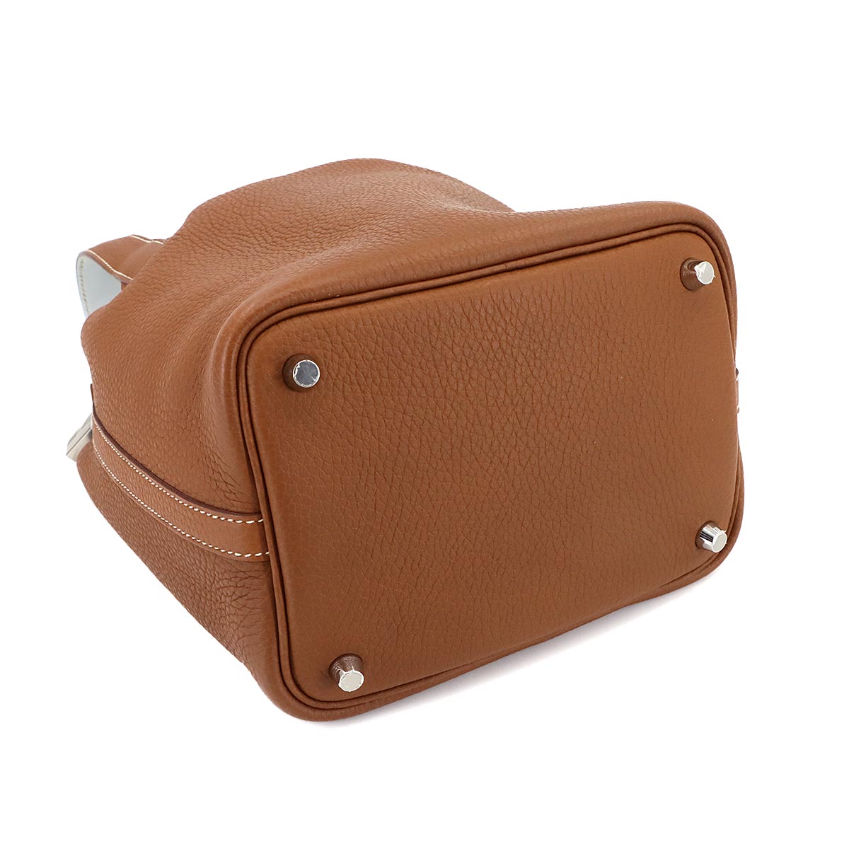 Picotin Lock PM Eclat Hand Bag Taurillon Clemence Swift Gold