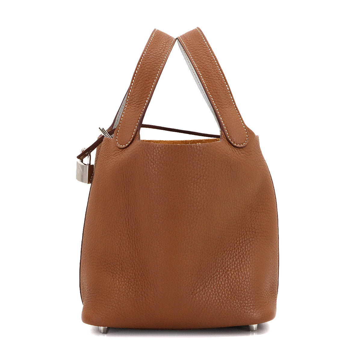 Picotin Lock PM Eclat Hand Bag Taurillon Clemence Swift Gold