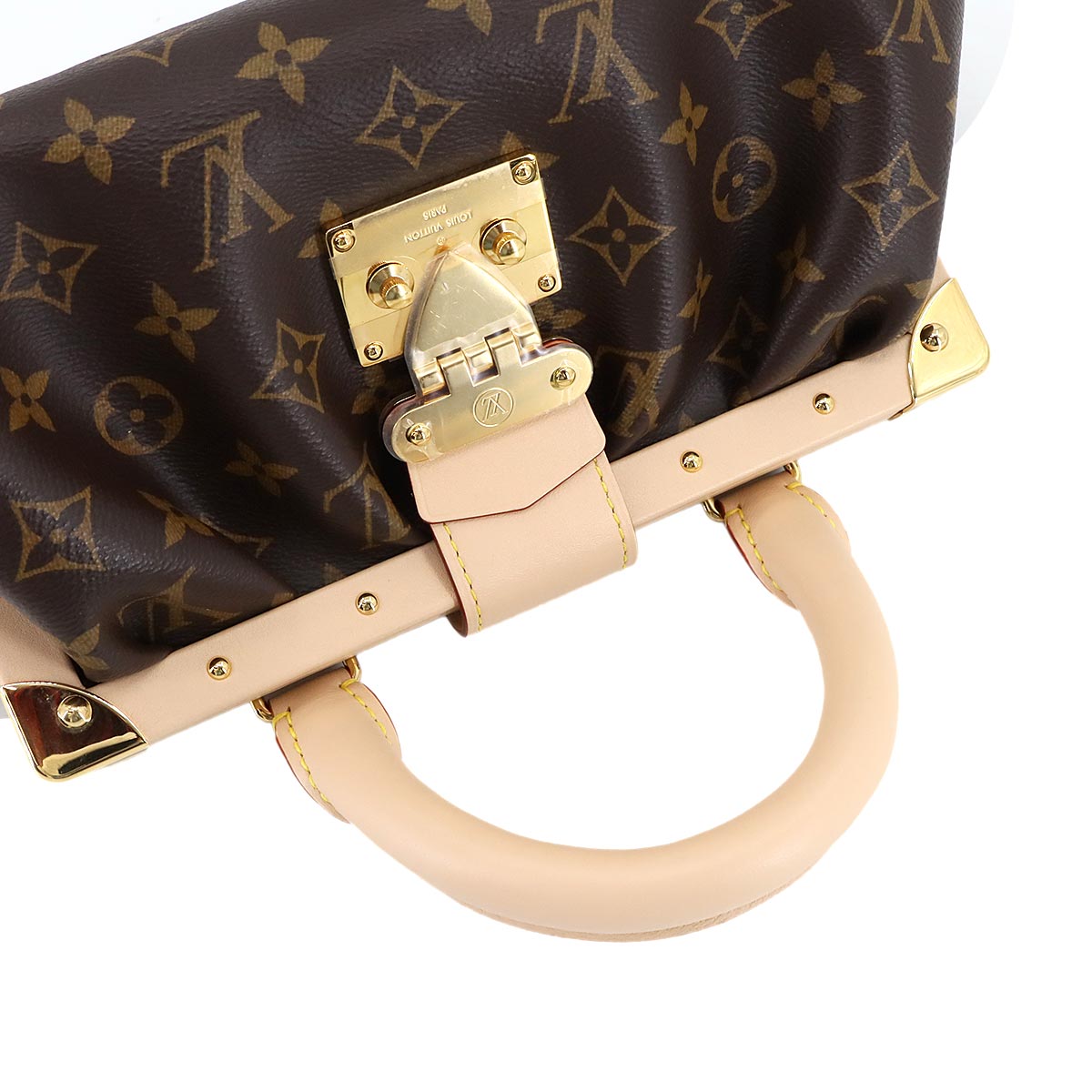 Monogram Clutch Hand Chain Shoulder Bag Brown M46544