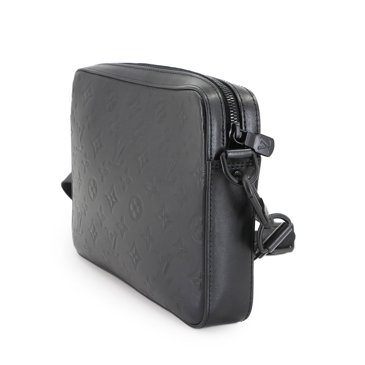 Monogram Shadow Duo Messenger Shoulder Bag Leather M69827