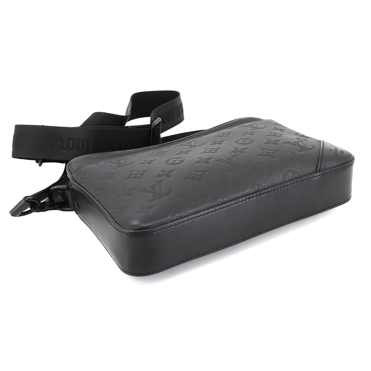 Monogram Shadow Duo Messenger Shoulder Bag Leather M69827