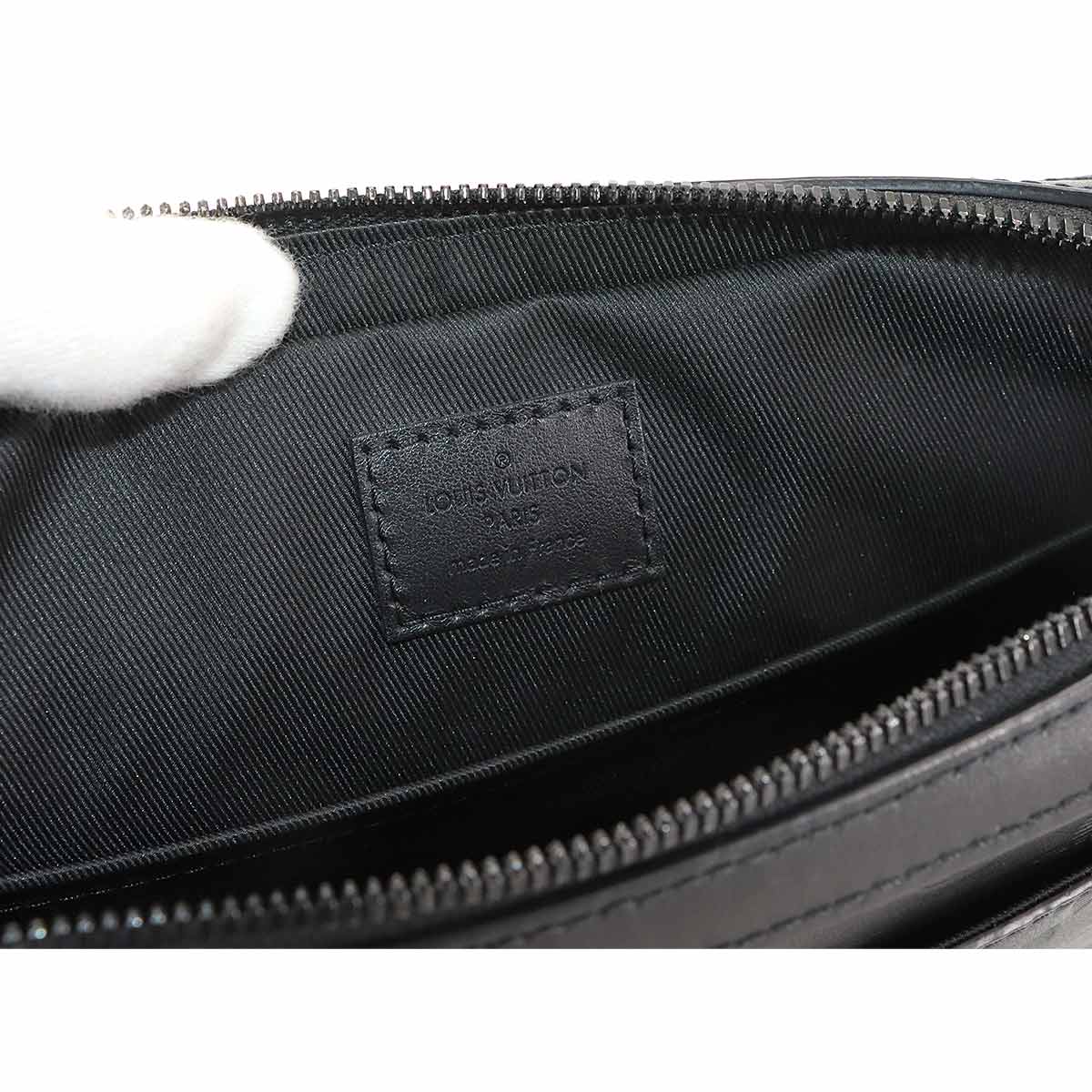 Monogram Shadow Duo Messenger Shoulder Bag Leather M69827