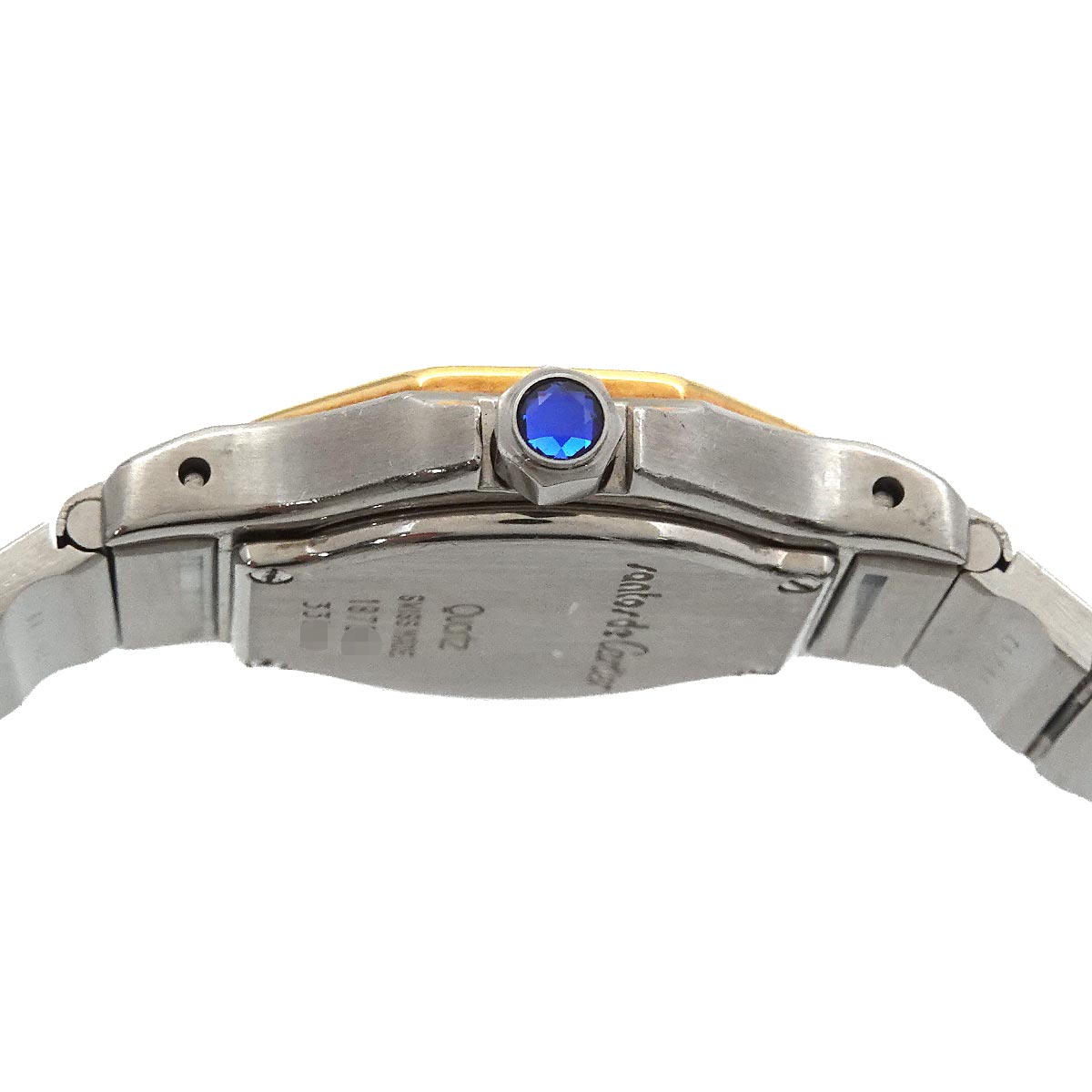 Santos Octagon SM W2001683 YG Quartz cream Dial Ladies