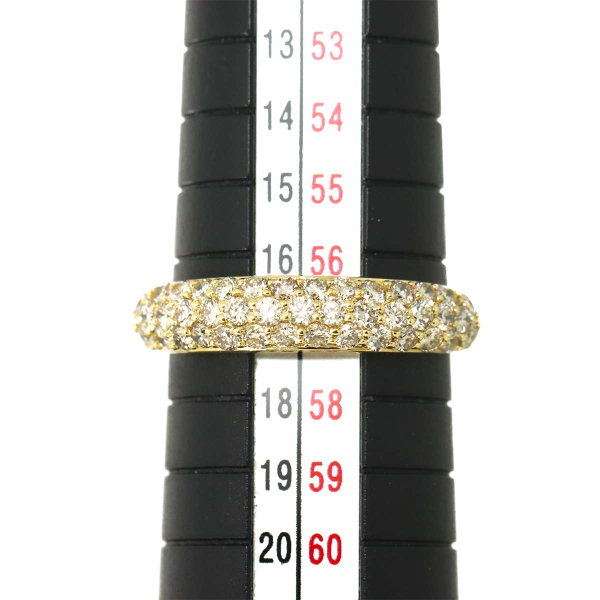 Diamond 1.00ct Ring 18K YG Yellow Gold 750 7.75-8(US)