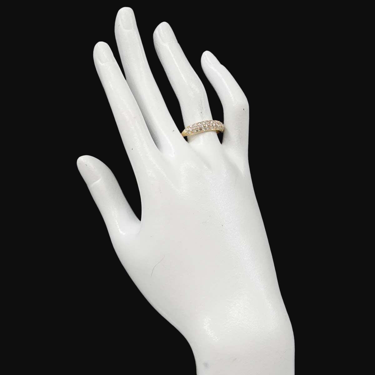 Diamond 1.00ct Ring 18K YG Yellow Gold 750 7.75-8(US)