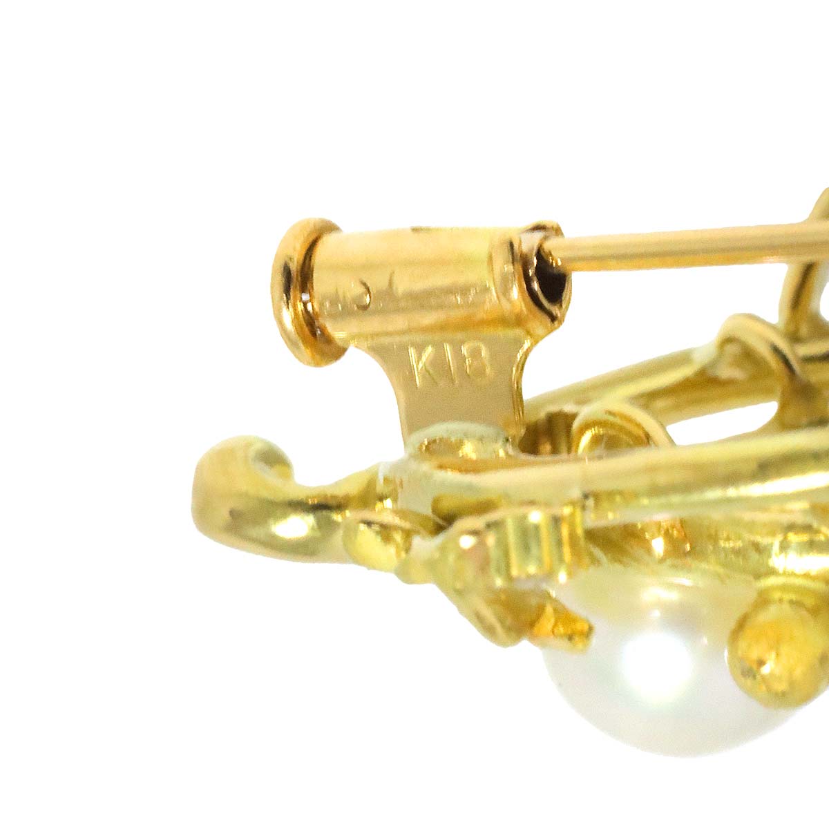 Opal 7.37ct Diamond 0.14ct Multi Stone Brooch 18K YG