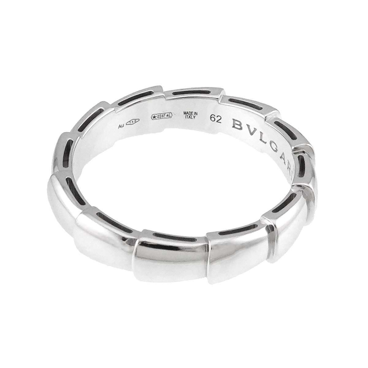 Serpenti Viper Ring 18K White Gold 750 Size62 9.5(US)