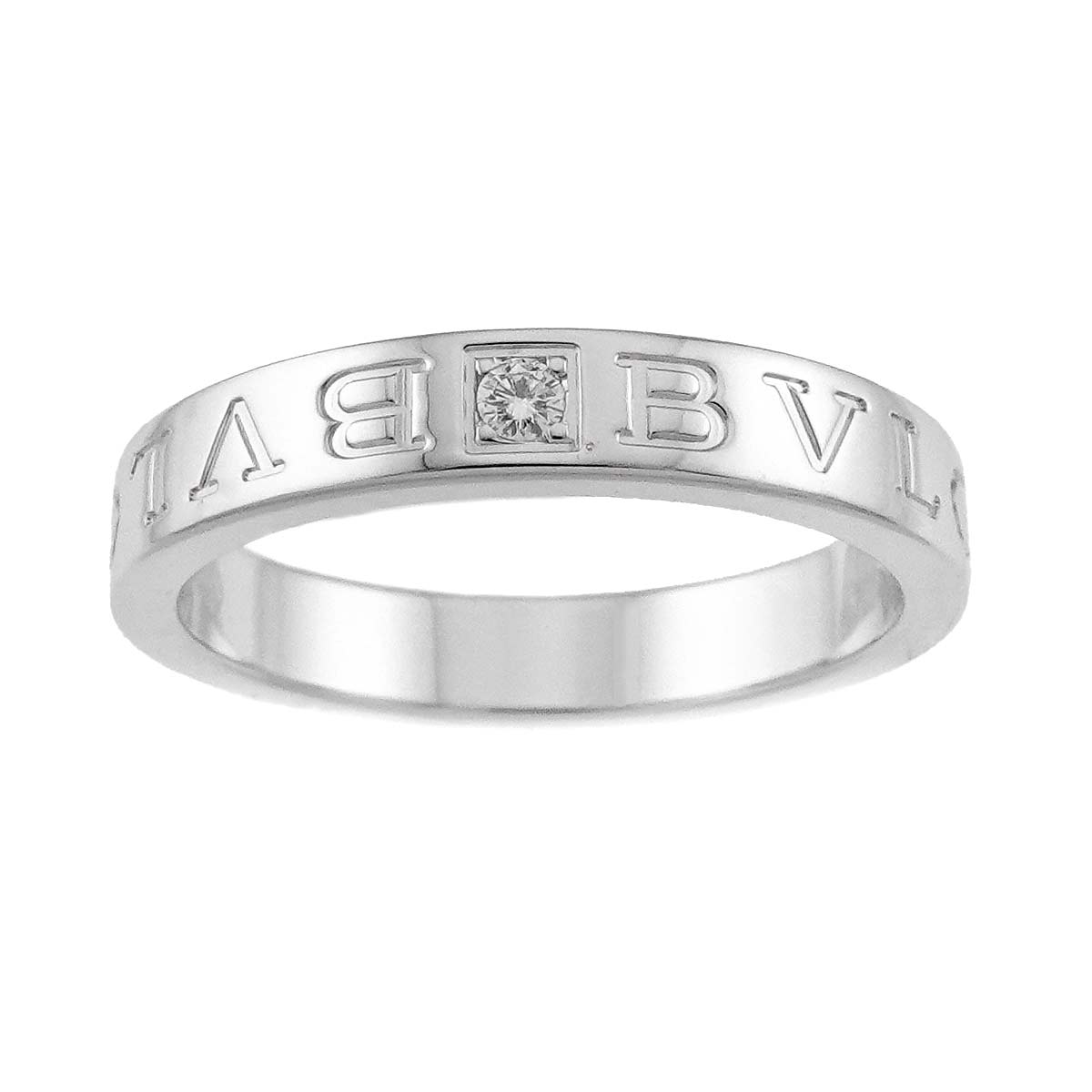 B-ZERO1 Diamond 1P Ring 18K WG 750 size9.5-9.75(US)