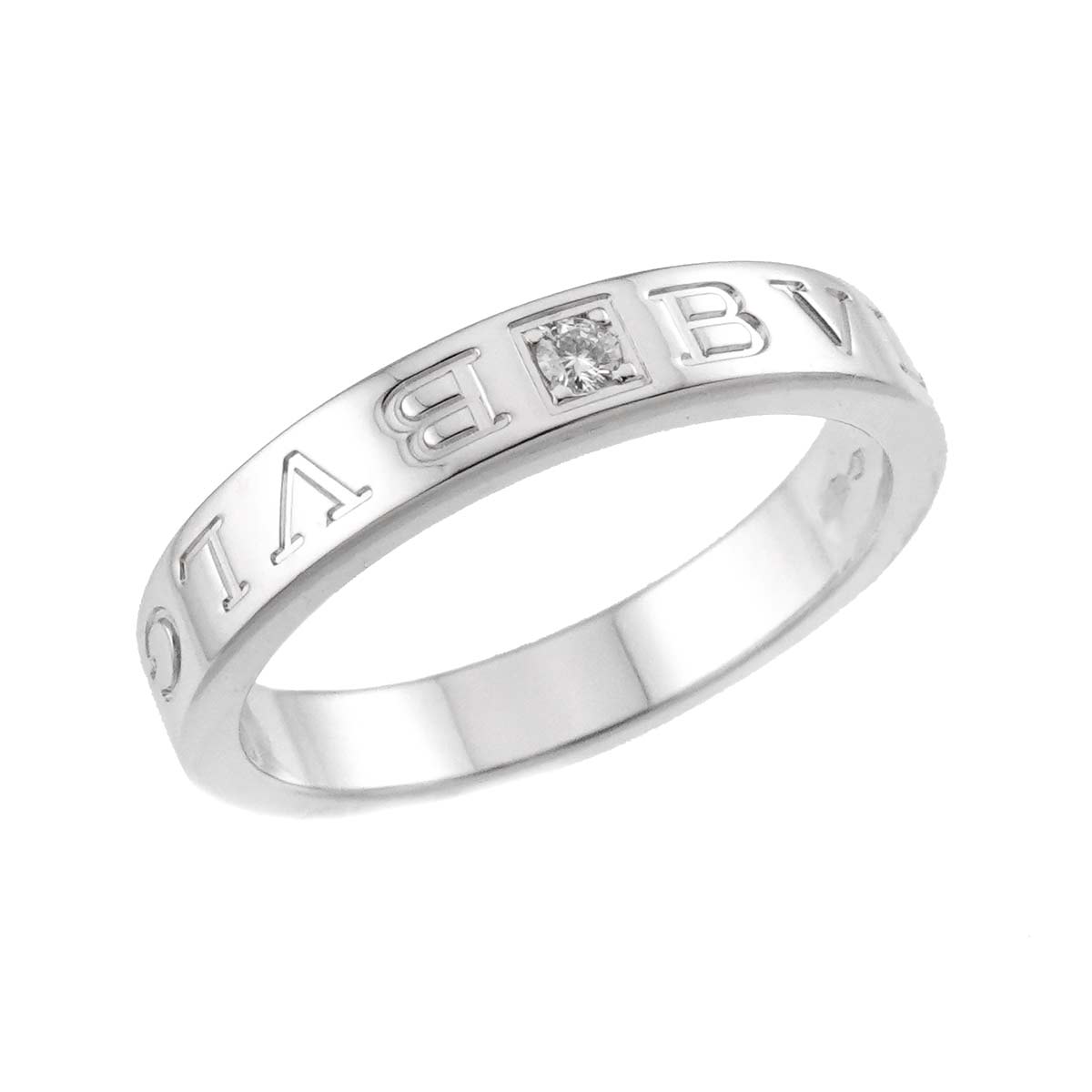 B-ZERO1 Diamond 1P Ring 18K WG 750 size9.5-9.75(US)