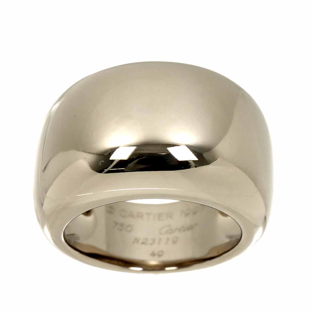 Nouvelle Vague Ring 18K White Gold 750 Size49 4.75-5(US)