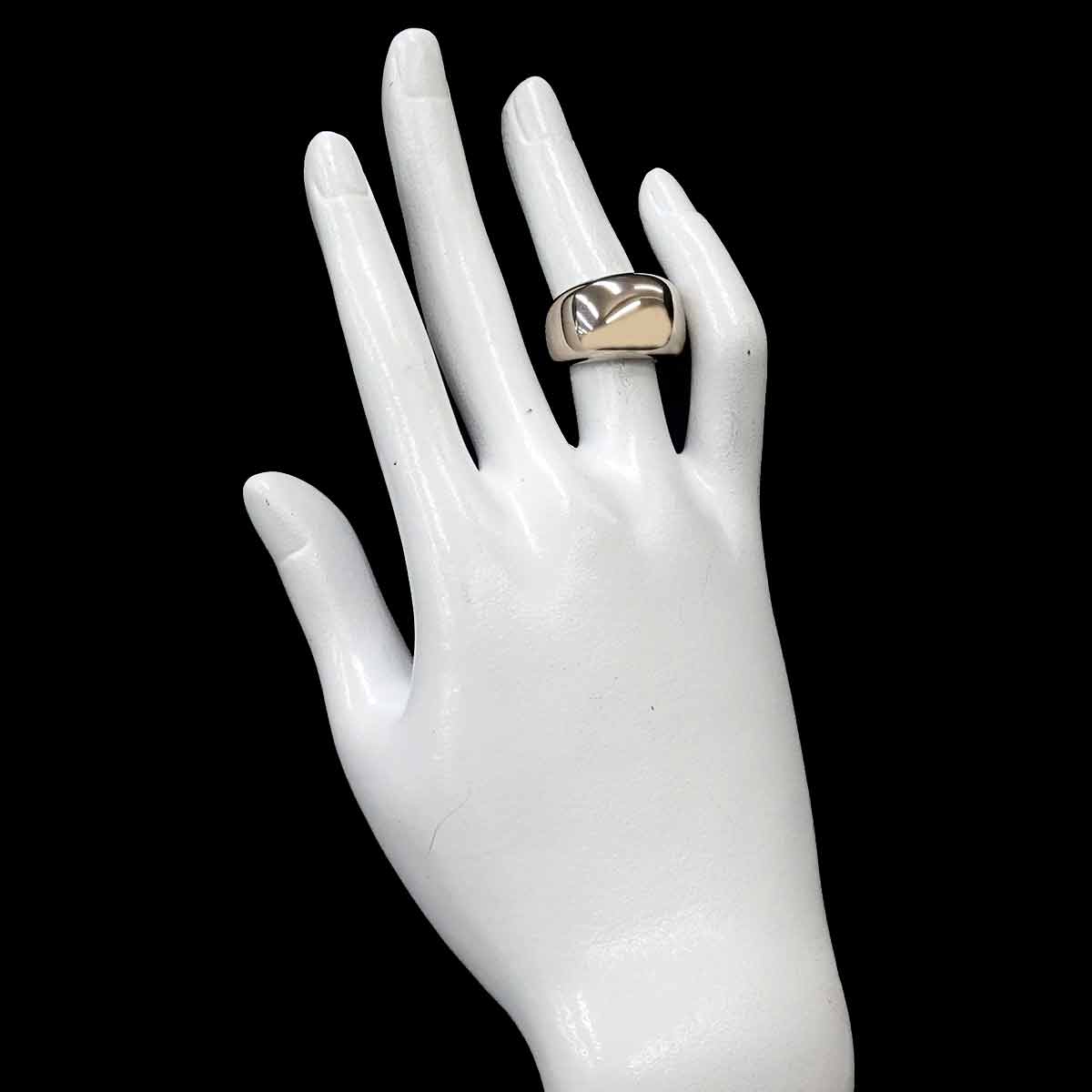 Nouvelle Vague Ring 18K White Gold 750 Size49 4.75-5(US)