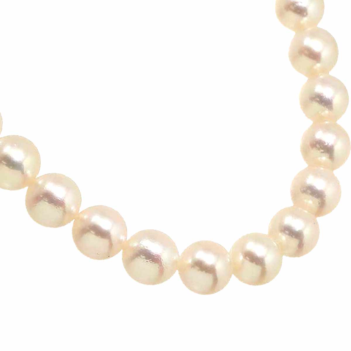 Akoya Pearl 6.9-6.5mm Necklace SV Silver 925