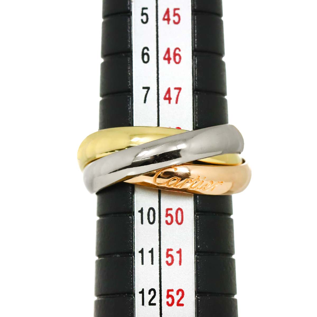 Trinity Ring MM 18K YG WG PG 750 Size49 4.75-5(US)