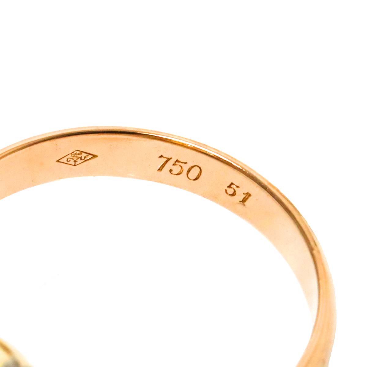 Trinity MM Ring 18K YG WG PG 750 Size51 5.5-5.75(US)